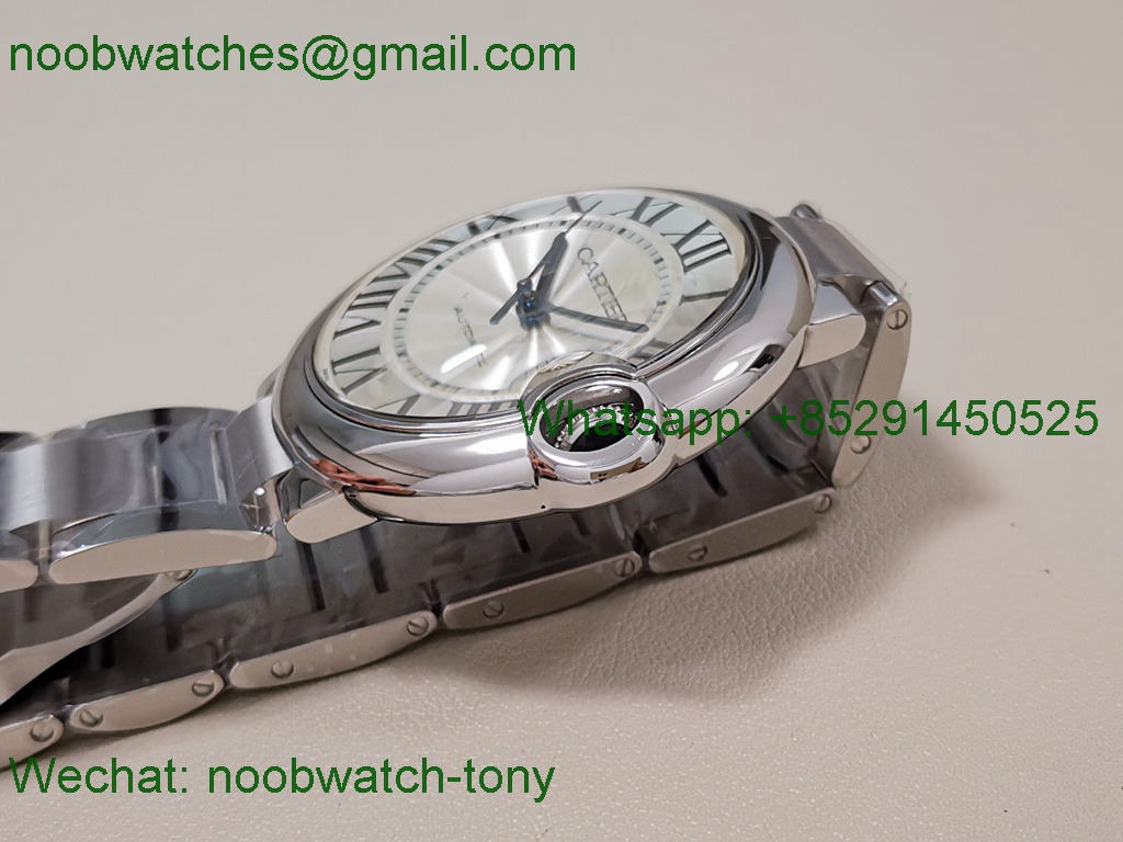 Cartier Ballon Bleu 42mm AF 1:1 Best White Dial A2824 V5