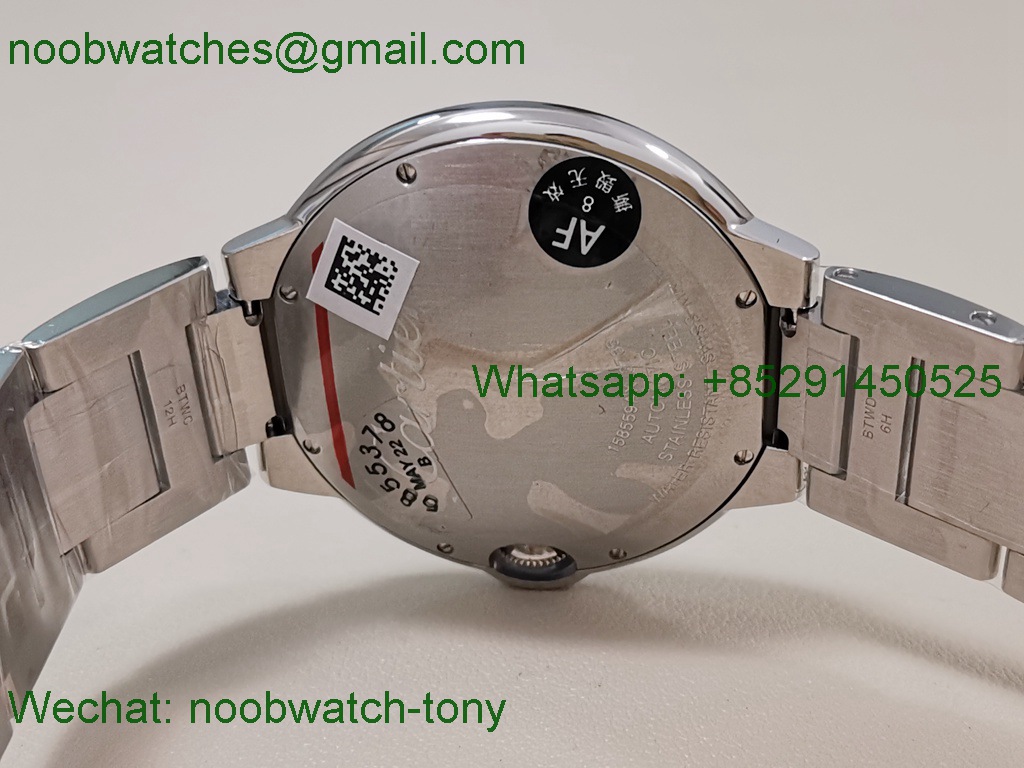 Cartier Ballon Bleu 42mm AF 1:1 Best White Dial A2824 V5