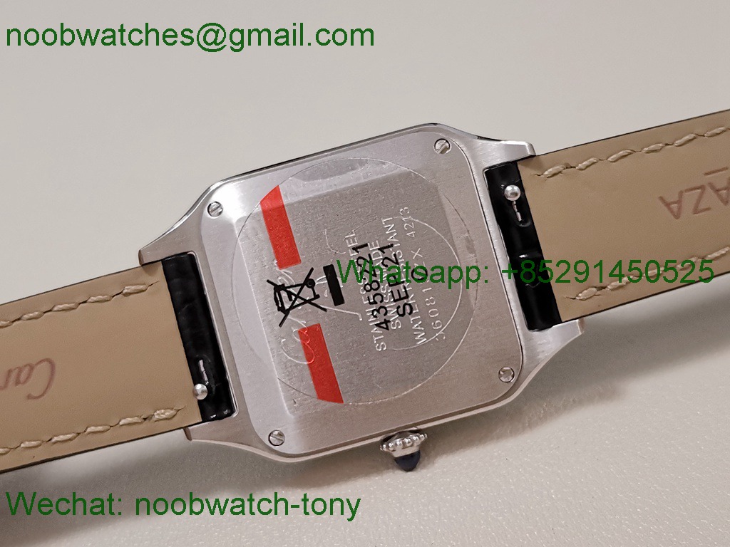Replica Cartier Santos Dumont SS White Dial F1F Quartz 43.5mm