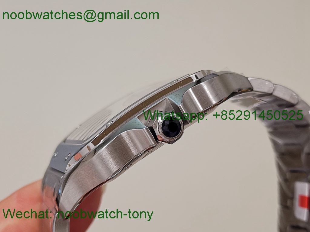 Replica Cartier Santos De Cartier 40mm Mens XL White Dial BVF MY9015 SuperClone