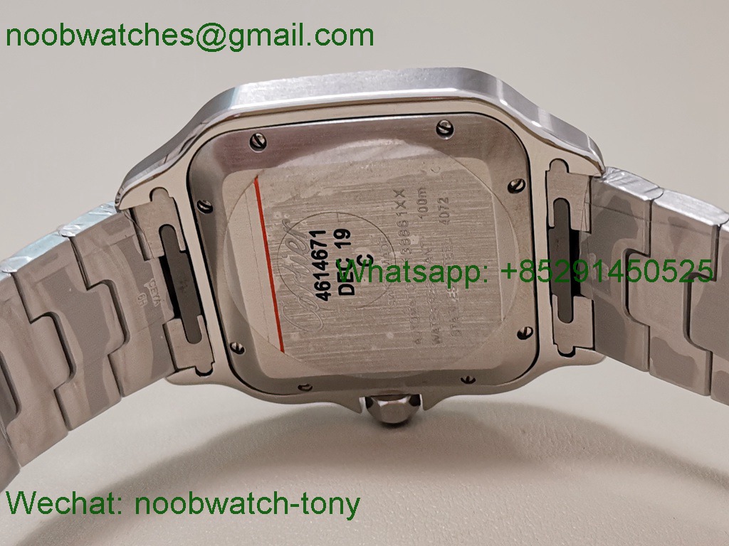 Replica Cartier Santos De Cartier 40mm Mens XL White Dial BVF MY9015 SuperClone