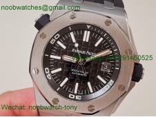 Replica Audemars Piguet AP Diver 15710 ZF 1:1 Best Black Dial SA3120 SuperClone V2