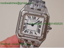 Replica Cartier Panthere 27mm BVF 1:1 Best Diamond Swiss Ronda Quartz