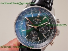 Replica Breitling Navitimer B01 Chrono 43mm Green Dial BLSF 7750 