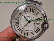 Cartier Ballon Bleu 42mm AF 1:1 Best White Dial A2824 V5