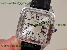 Replica Cartier Santos Dumont SS White Dial F1F Quartz 43.5mm