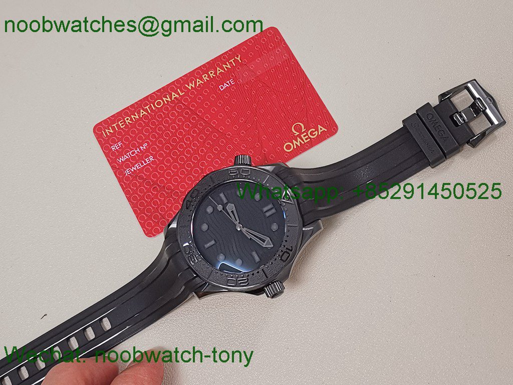 Replica OMEGA Seamaster 300m 43.5mm Ceramic All Black VSF SuperClone Best 8806