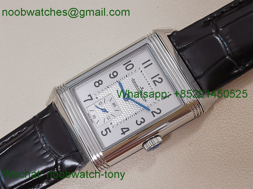 Replica Jaeger Lecoultre JLC Reverso Tribute Double Face MGF SuperClone Silver Dial MG854A
