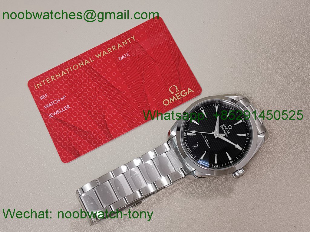 Replica OMEGA Aqua Terra 150M VSF 1:1 Best SuperClone Black Dial 8900