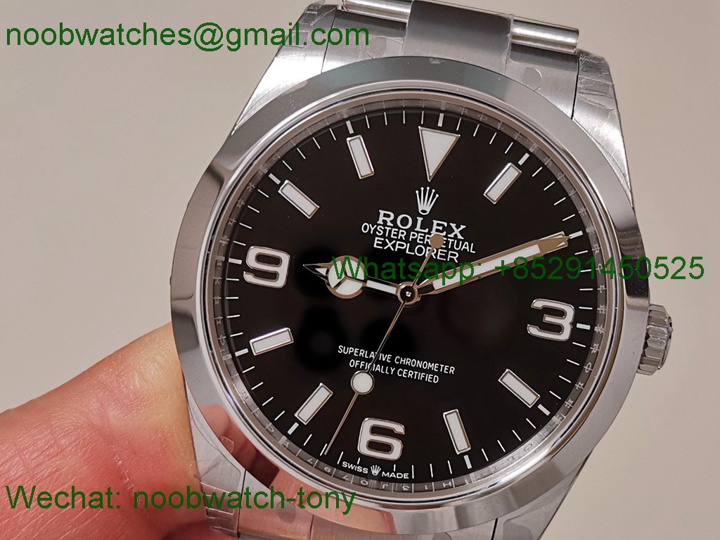Replica Rolex Explorer 1 224270 40mm 904L Black Dial VSF VS3230 Superclone