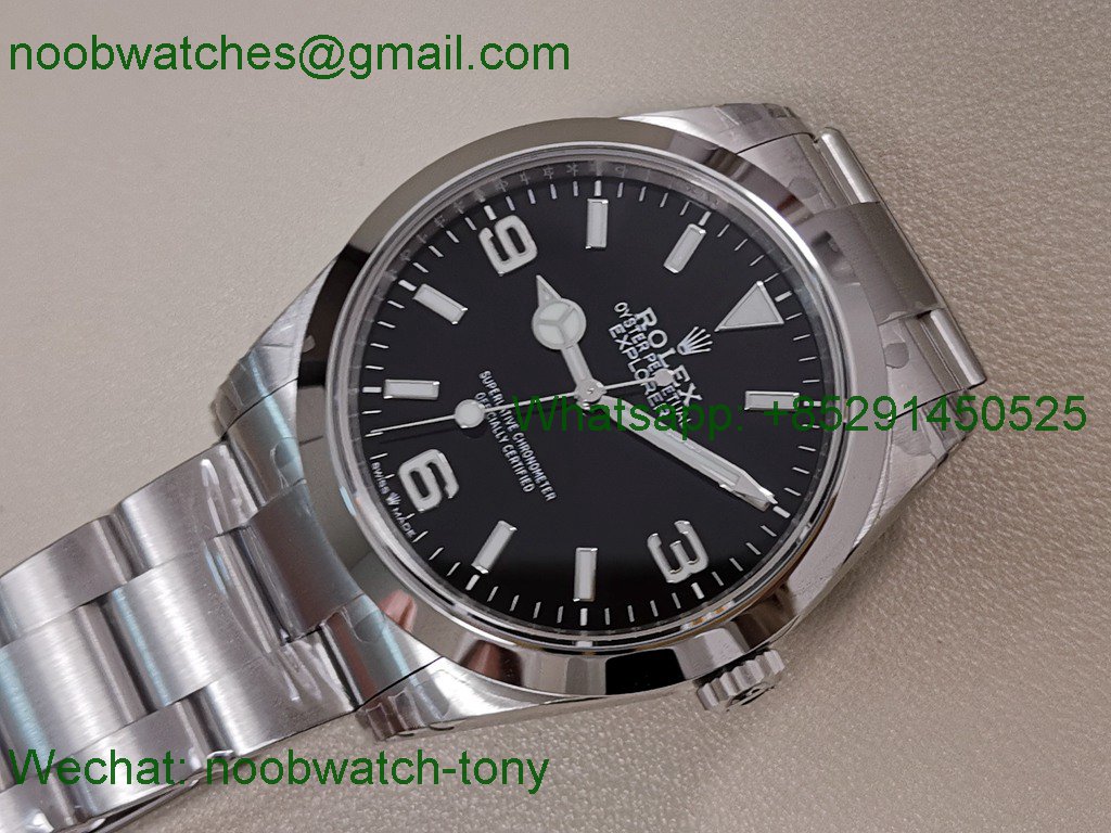 Replica Rolex Explorer 1 224270 40mm 904L Black Dial VSF VS3230 Superclone