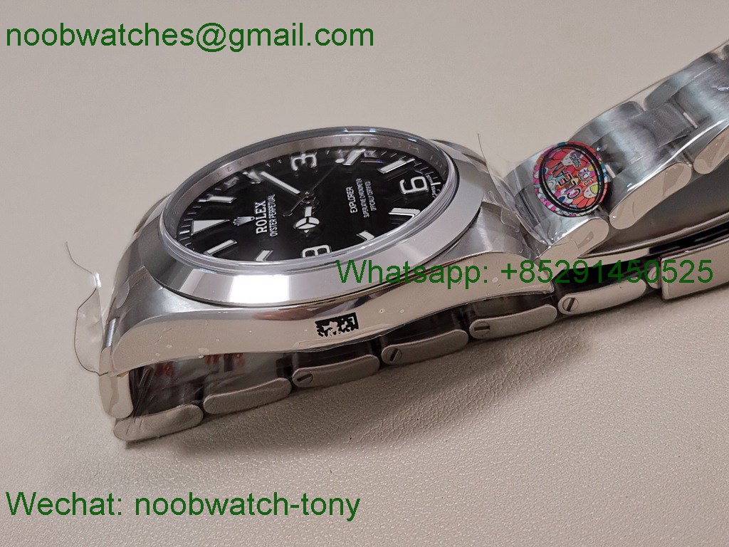 Replica Rolex Explorer 1 224270 40mm 904L Black Dial Clean VS3230 Superclone