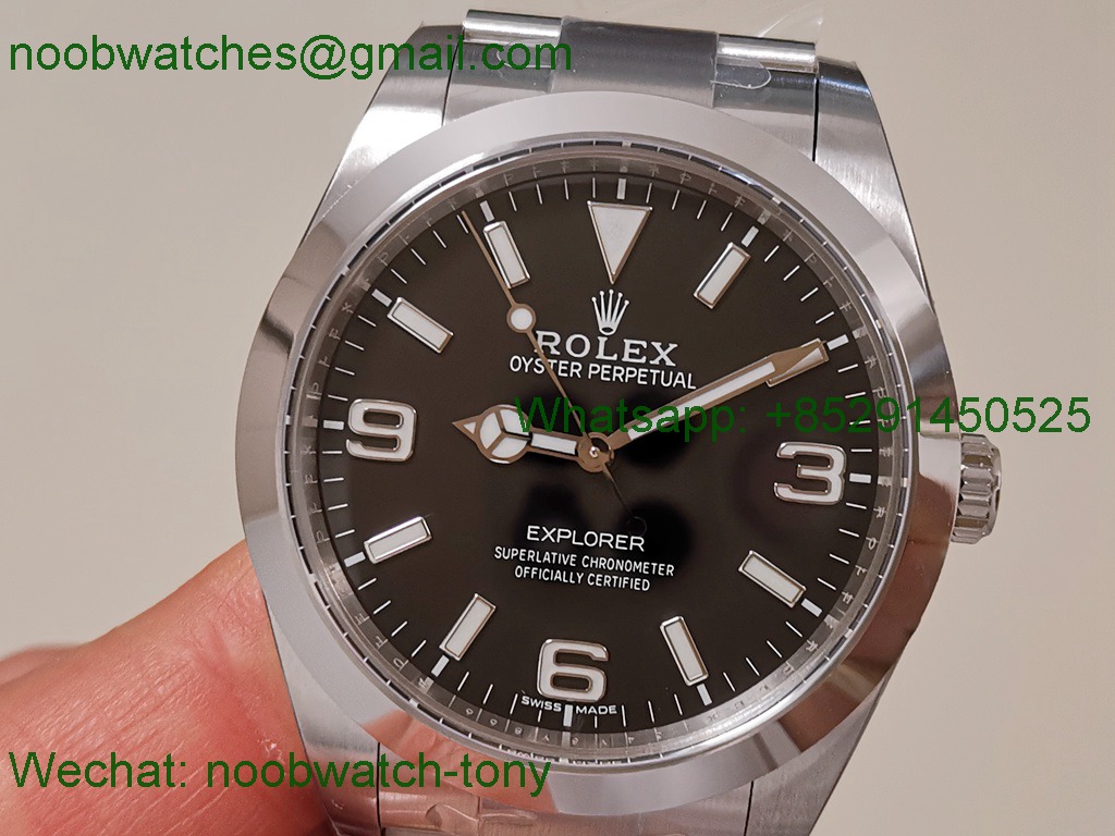 Replica Rolex Explorer 1 224270 40mm 904L Black Dial Clean VS3230 Superclone
