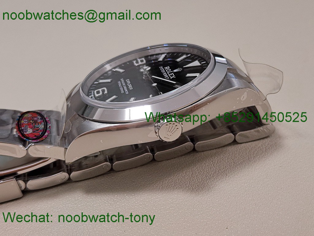 Replica Rolex Explorer 1 224270 40mm 904L Black Dial Clean VS3230 Superclone