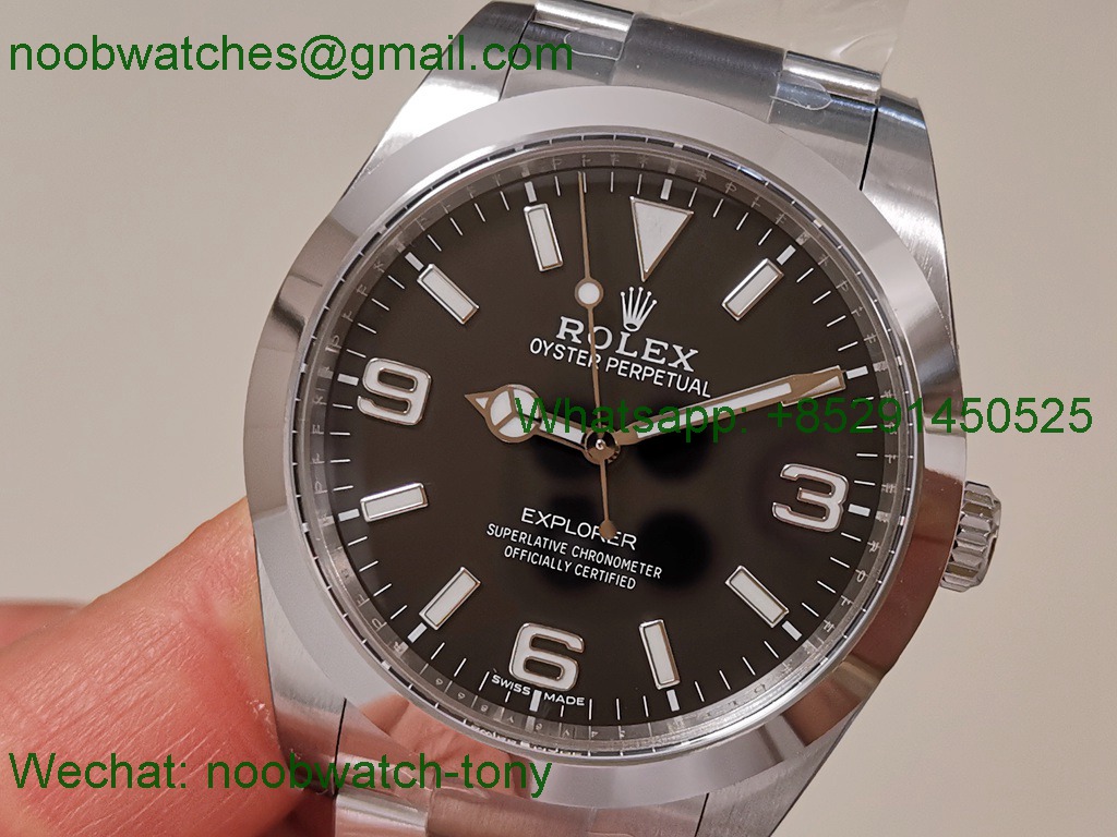 Replica Rolex Explorer 1 224270 40mm 904L Black Dial Clean VS3230 Superclone