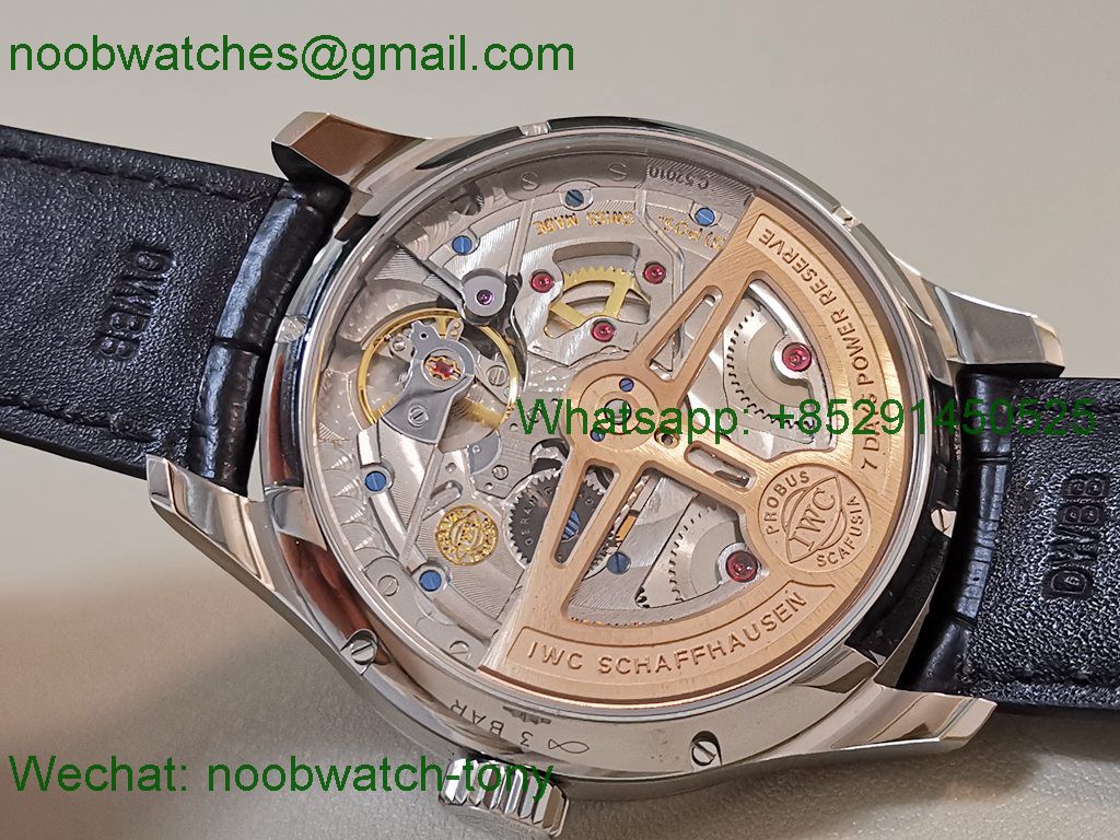 Replica IWC Portugieser Perpetual Calendar IW503401 Blue Dial APSF A52610 SuperClone