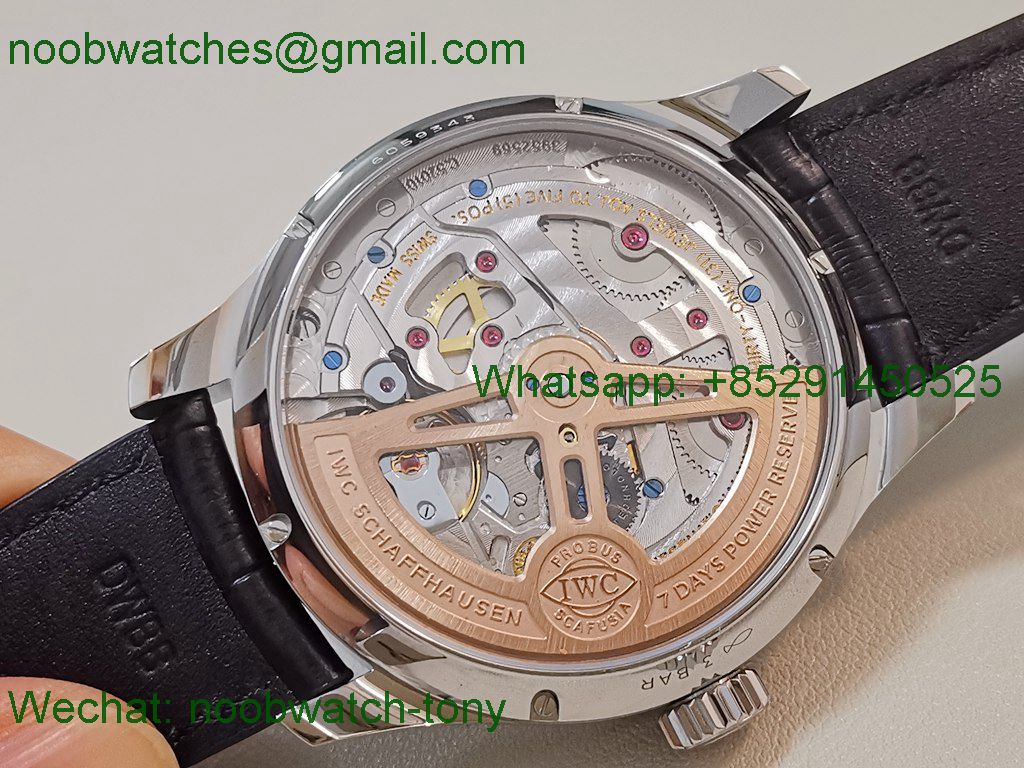 Replica IWC Portugieser Perpetual Calendar IW503401 Blue Dial APSF A52610 SuperClone