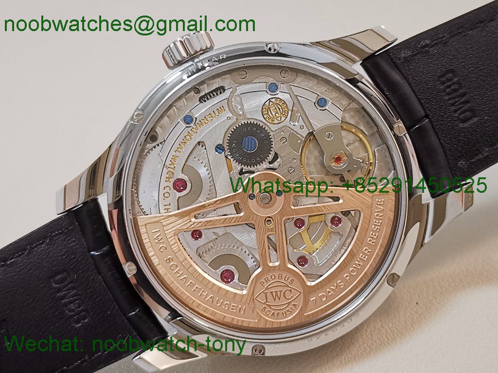 Replica IWC Portugieser Perpetual Calendar IW503401 White Dial APSF A52610 SuperClone