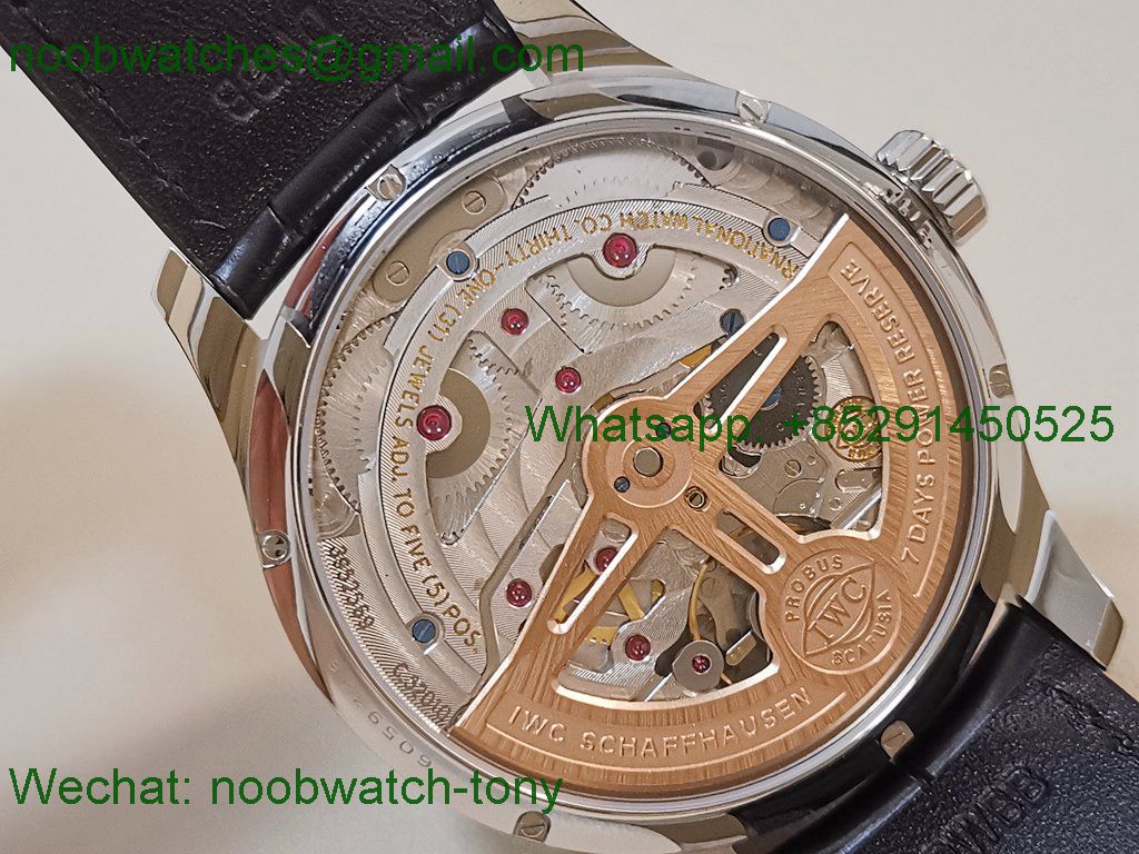 Replica IWC Portugieser Perpetual Calendar IW503401 White Dial APSF A52610 SuperClone