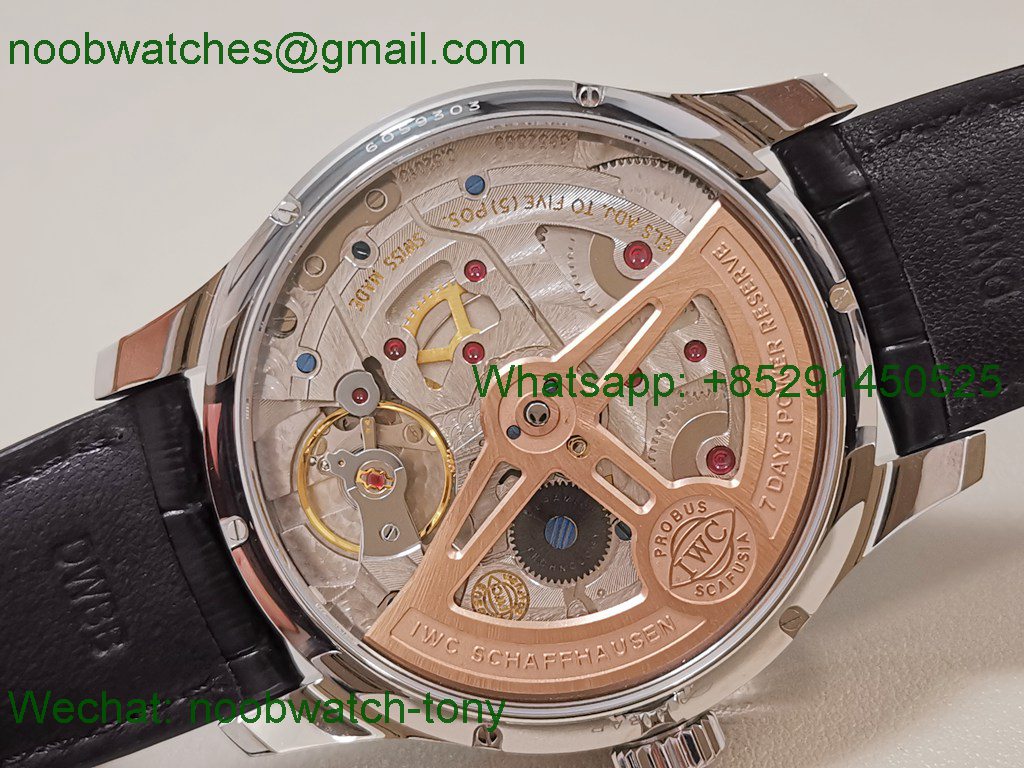 Replica IWC Portugieser Perpetual Calendar IW503401 Gray Dial APSF A52610 SuperClone