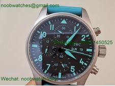 Replica IWC Pilot Chrono Black Dial Tiffany TWF Titanium Mercedes-AMG Formula One
