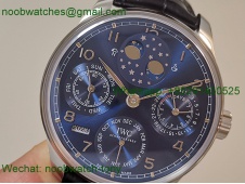 Replica IWC Portugieser Perpetual Calendar IW503401 Blue Dial APSF A52610 SuperClone