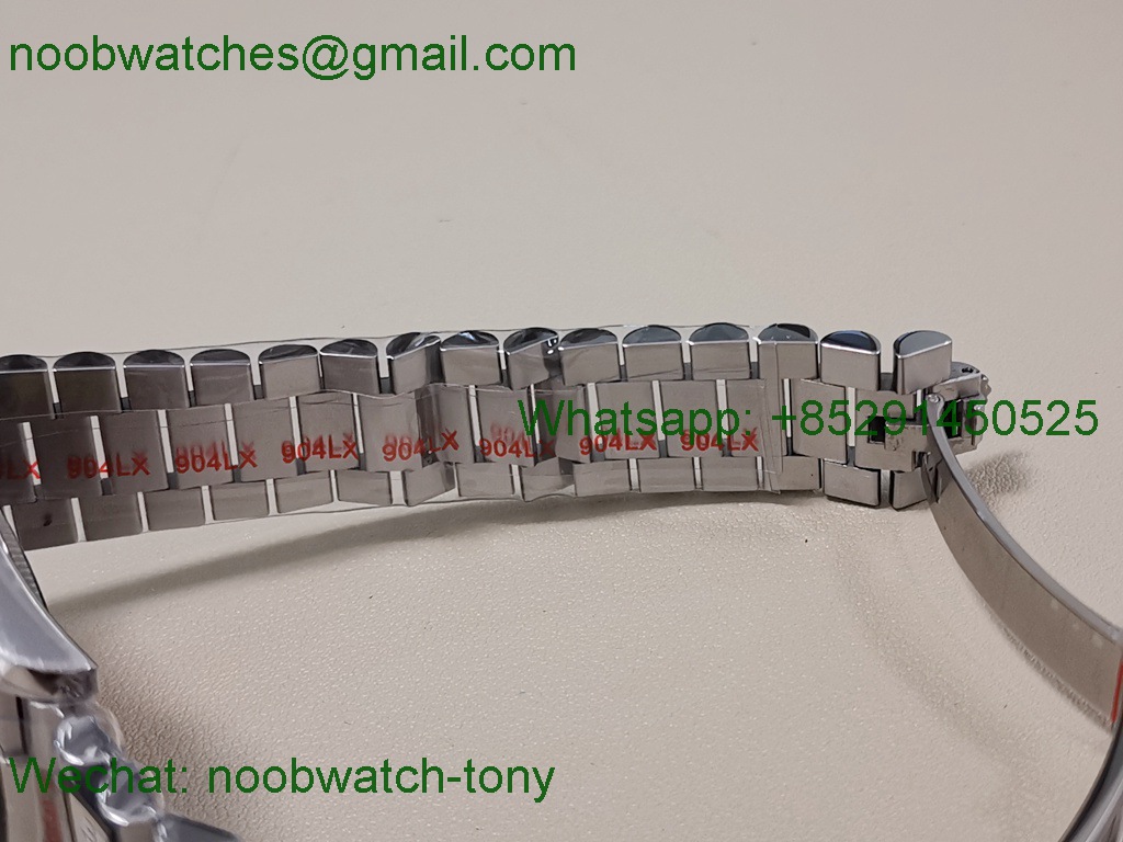 Replica Rolex DayDate 40mm QF SuperClone Blue Black Dial President A2836 V5 Gain Weight