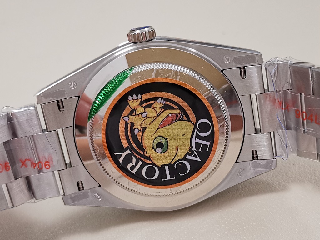 Replica Rolex DayDate 40mm QF SuperClone Ice Blue Diamond Dial President A2836 V5 Gain Weight