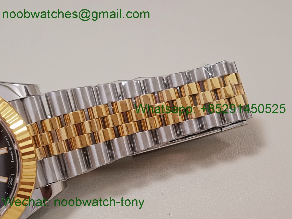 Replica Rolex DateJust 41mm 126331 Clean Superclone Best Yellow Gold Black Dial Julibee VR3235
