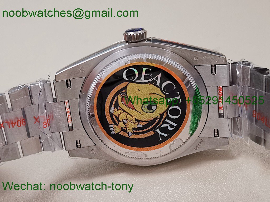 Replica Rolex DayDate 36mm Pink Dial Diamond Bezel QF SuperClone VR3255 V5 Gain Weight