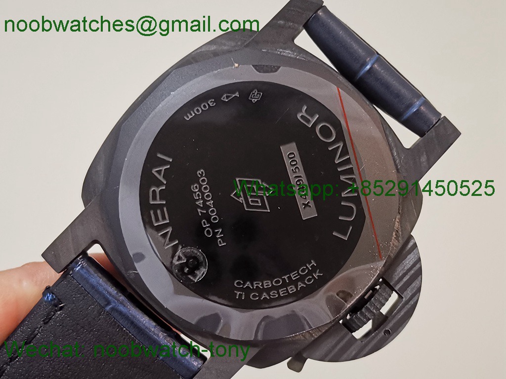 Replica Panerai PAM1664 Carbotech VSF 1:1 SuperCLone Best Blue Dial P9010 Clone