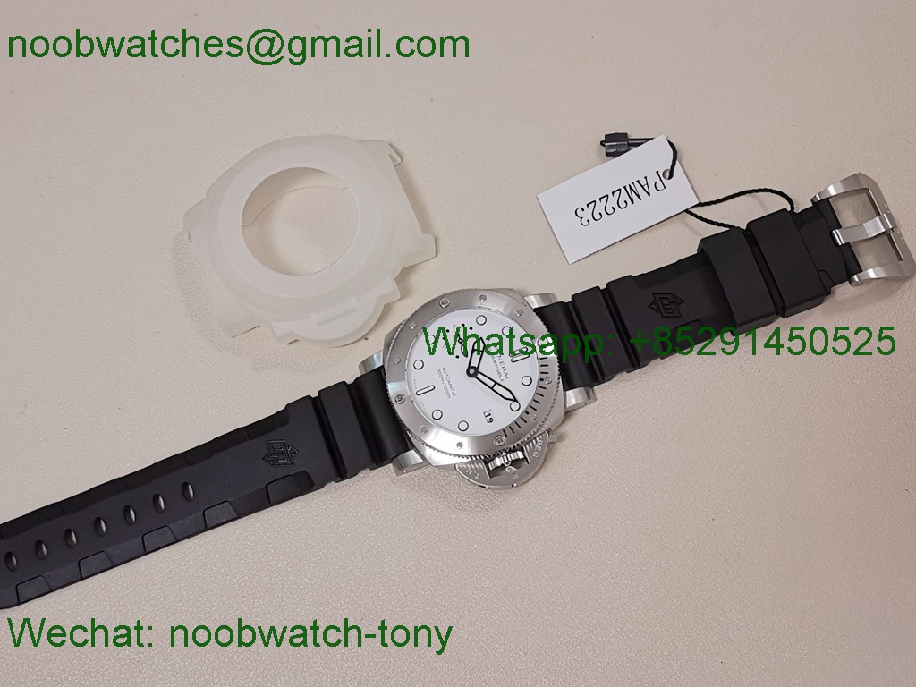 Replica Panerai PAM2223 Submersible 42mm VSF SuperClone Best White Dial P900
