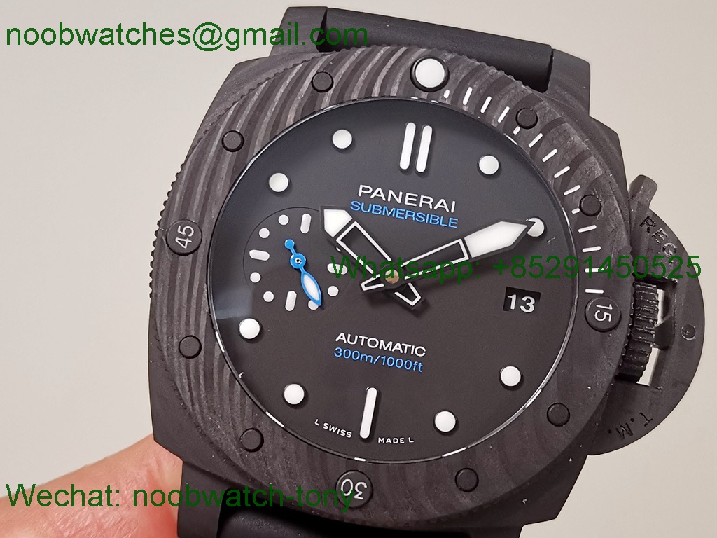 Replica Panerai PAM2231 Carbotech 42mm VSF SuperCLone Best Edition Black P900 