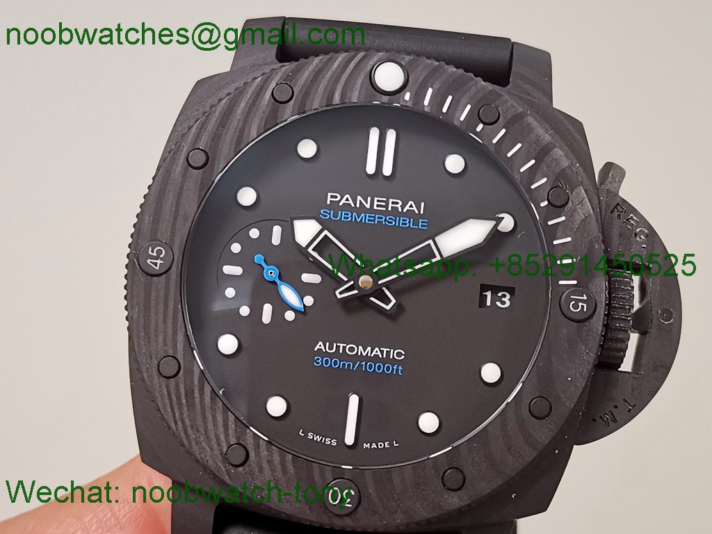 Replica Panerai PAM2231 Carbotech 42mm VSF SuperCLone Best Edition Black P900 