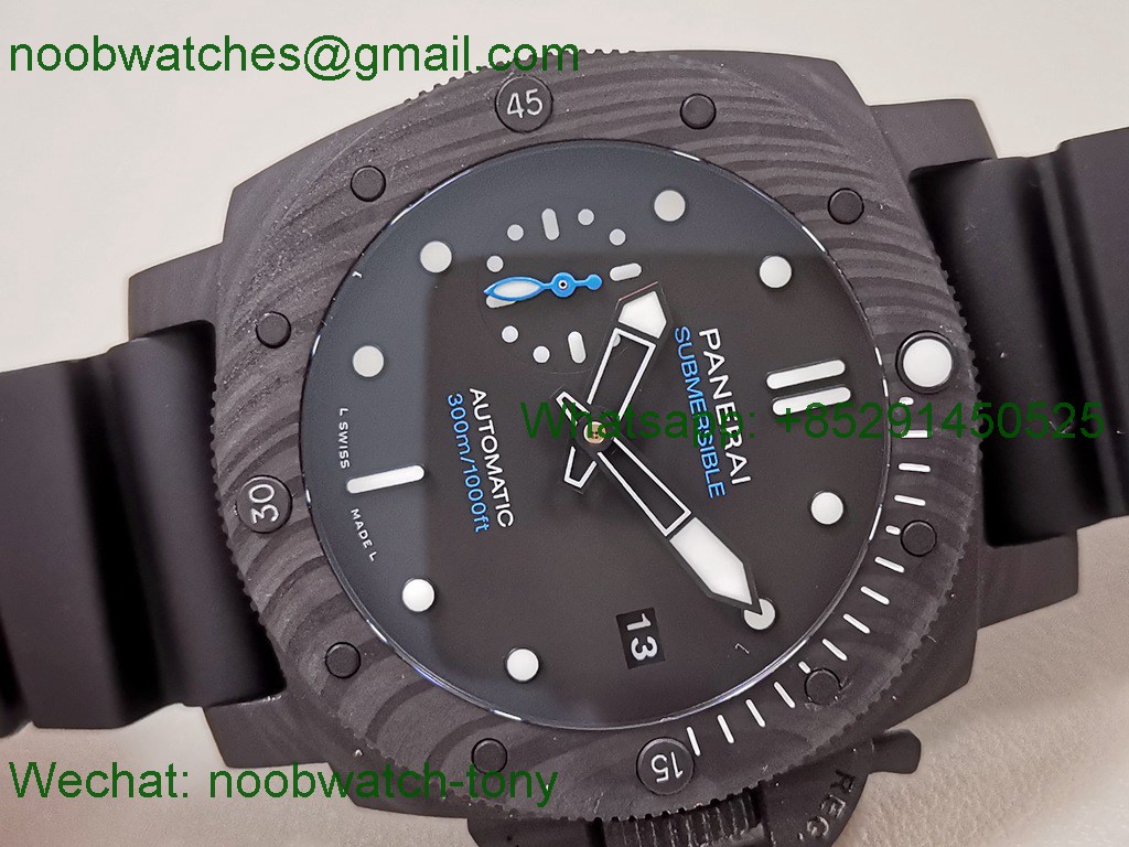 Replica Panerai PAM2231 Carbotech 42mm VSF SuperCLone Best Edition Black P900 