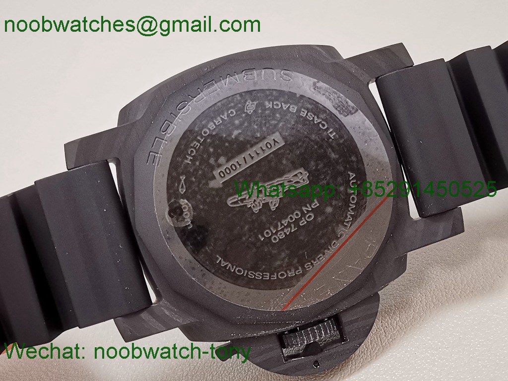 Replica Panerai PAM2231 Carbotech 42mm VSF SuperCLone Best Edition Black P900 