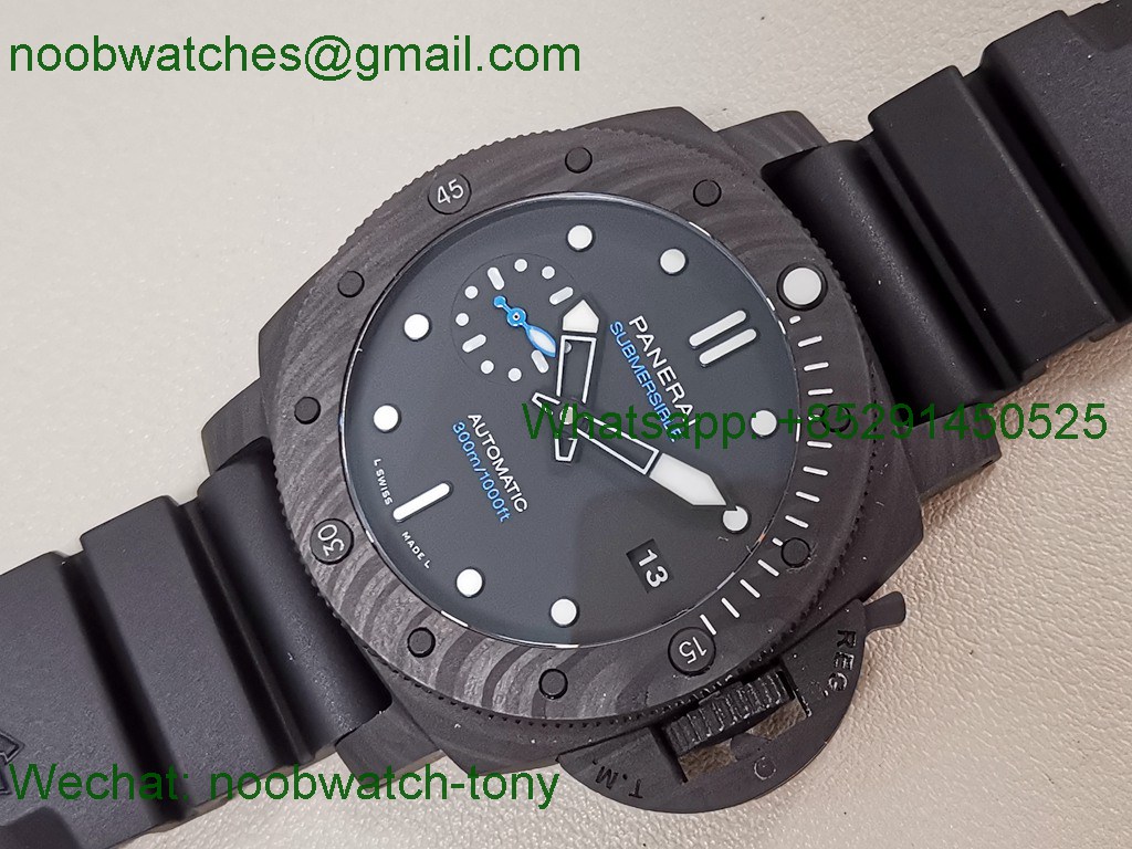 Replica Panerai PAM2231 Carbotech 42mm VSF SuperCLone Best Edition Black P900 