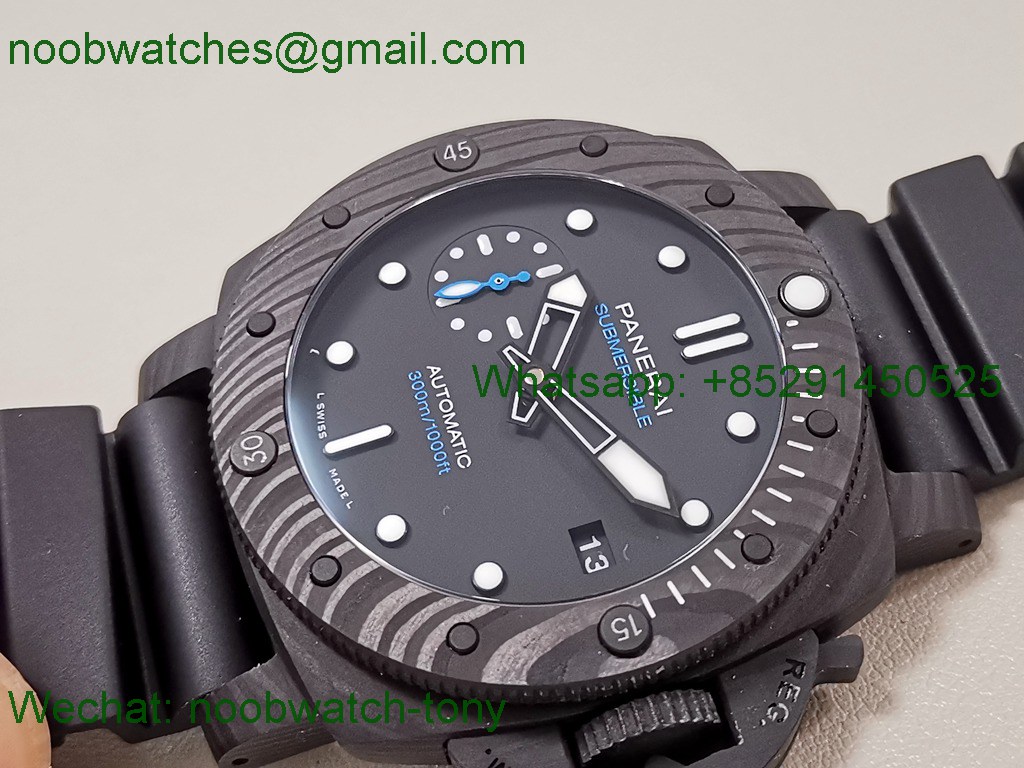 Replica Panerai PAM2231 Carbotech 42mm VSF SuperCLone Best Edition Black P900 
