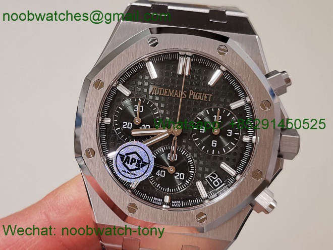 Replica Audemars Piguet AP Royal Oak Chrono 26240 APSF SuperCLone Best Green Dial SA4401