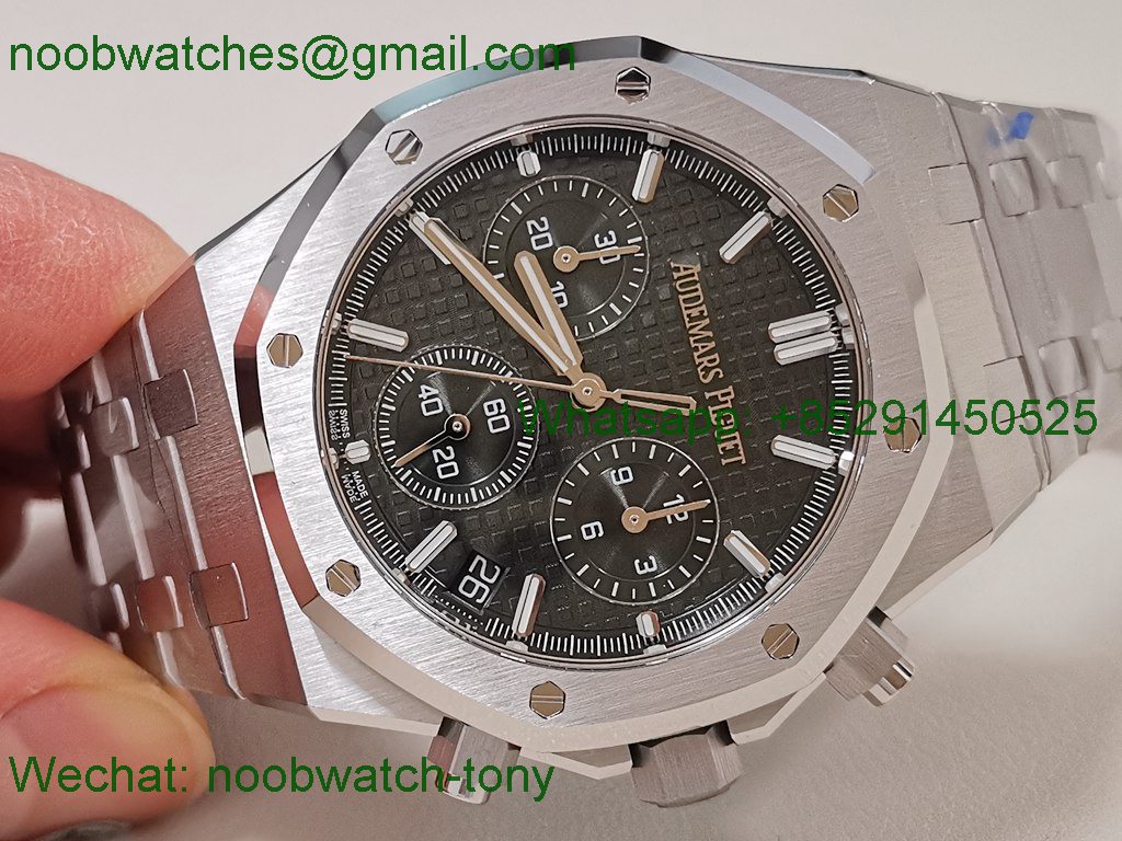 Replica Audemars Piguet AP Royal Oak Chrono 26240 APSF SuperCLone Best Green Dial SA4401