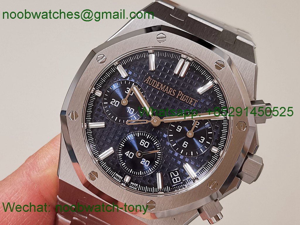 Replica Audemars Piguet AP Royal Oak Chrono 26240 APSF SuperCLone Best Blue Dial SA4401