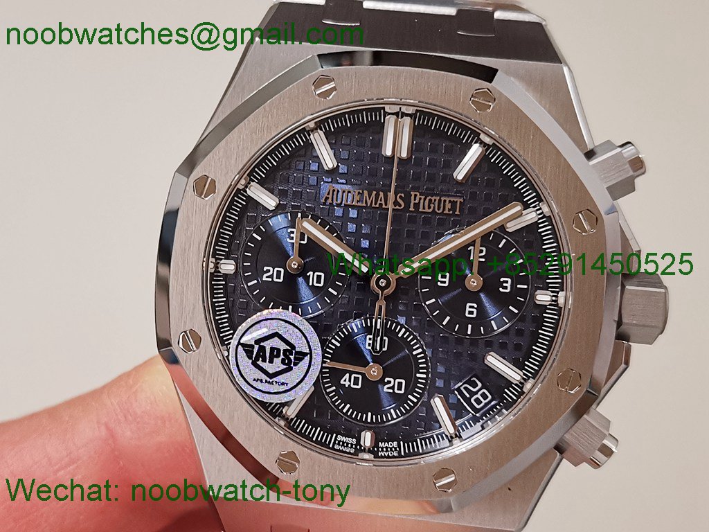 Replica Audemars Piguet AP Royal Oak Chrono 26240 APSF SuperCLone Best Blue Dial SA4401