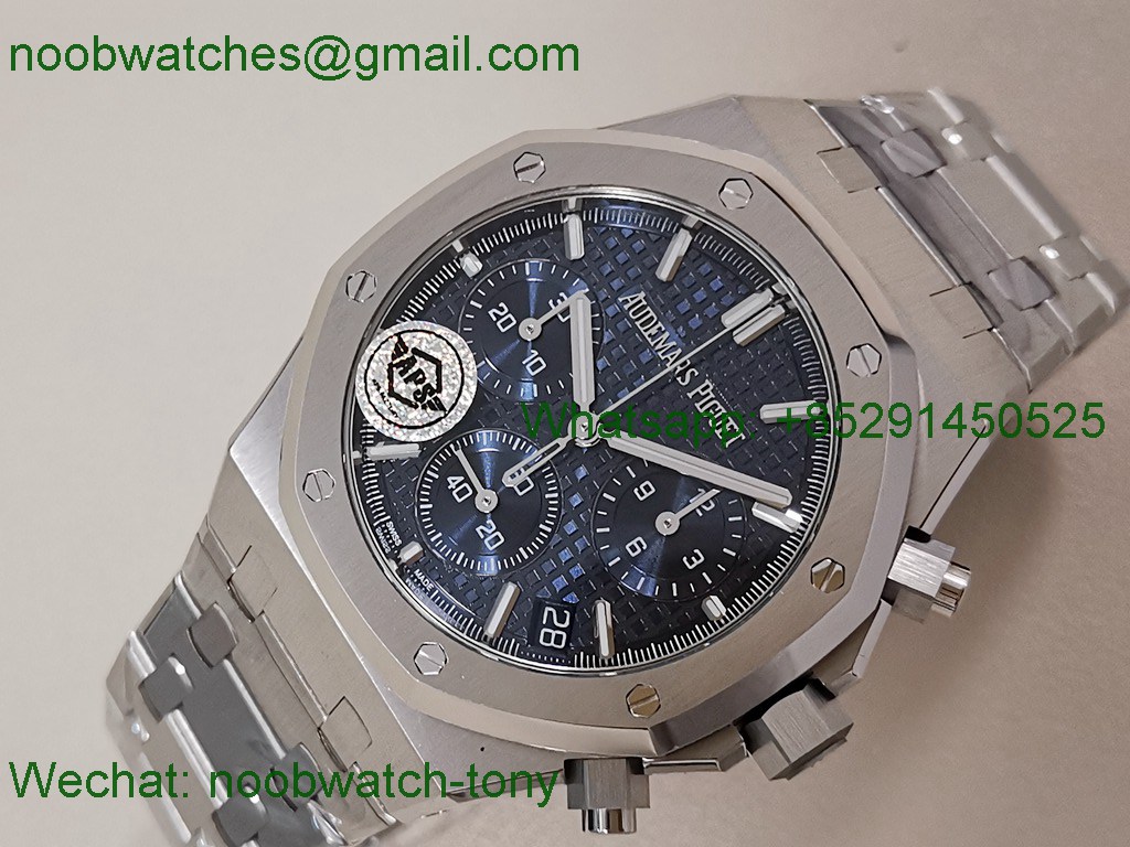 Replica Audemars Piguet AP Royal Oak Chrono 26240 APSF SuperCLone Best Blue Dial SA4401