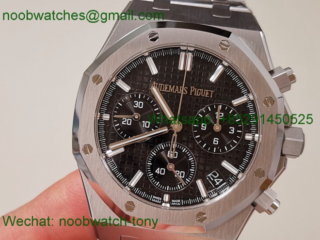 Replica Audemars Piguet AP Royal Oak Chrono 26240 APSF SuperCLone Best Black Dial SA4401