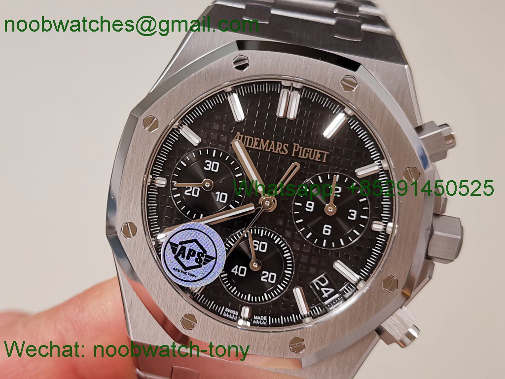 Replica Audemars Piguet AP Royal Oak Chrono 26240 APSF SuperCLone Best Black Dial SA4401