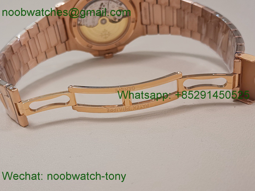 Replica Patek Philippe Nautilus 5711/1R Rose Gold 3KF SuperClone Best Brown Dial A324 V2