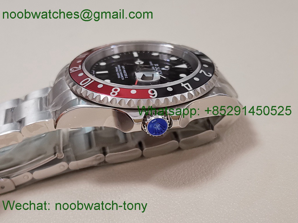 Replica ROLEX GMT Master II 16710 Coke Red Black Bezel BP Factory 2836