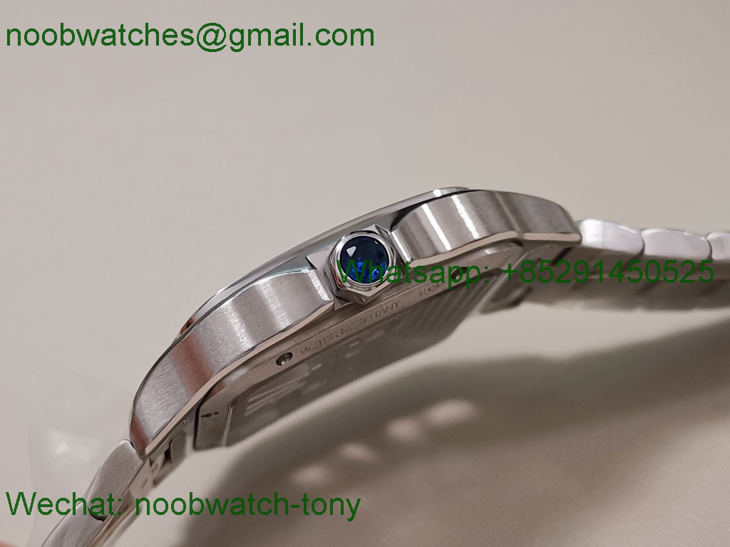 Replica Cartier Santos De Cartier Skeleton 40mm TWF Swiss Quartz