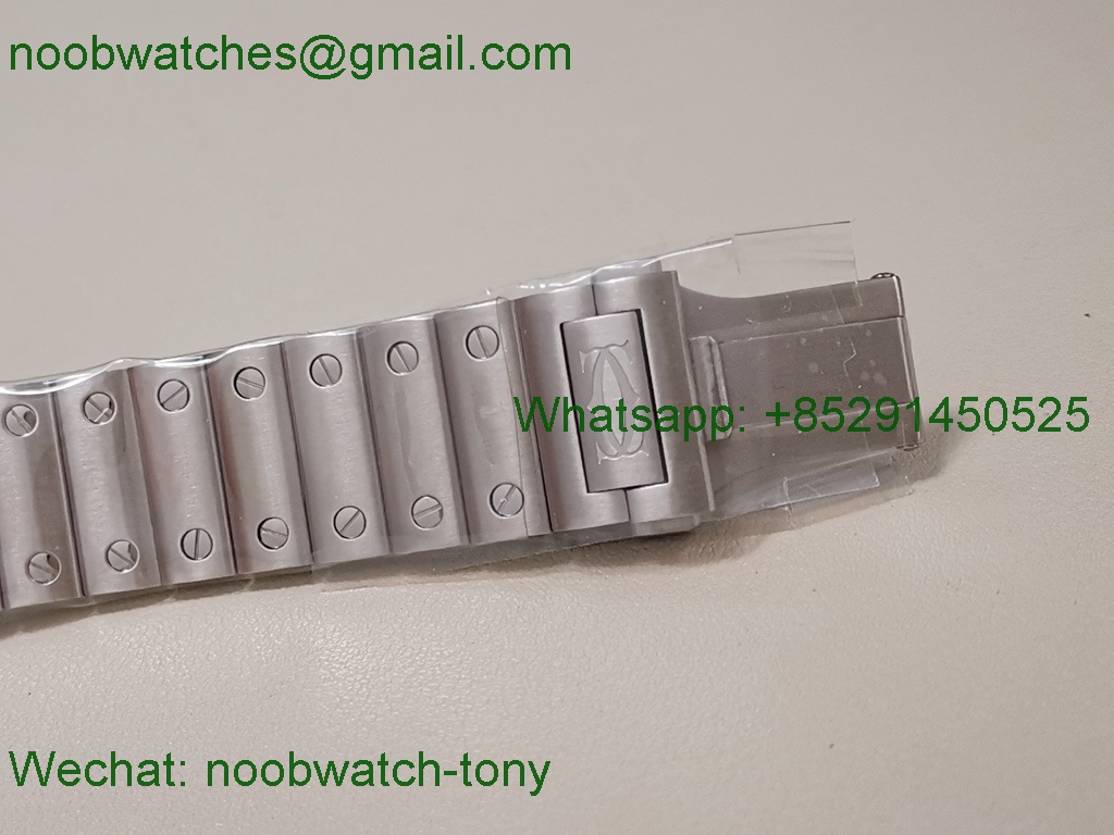 Replica Cartier Santos De Cartier Skeleton 40mm TWF Swiss Quartz