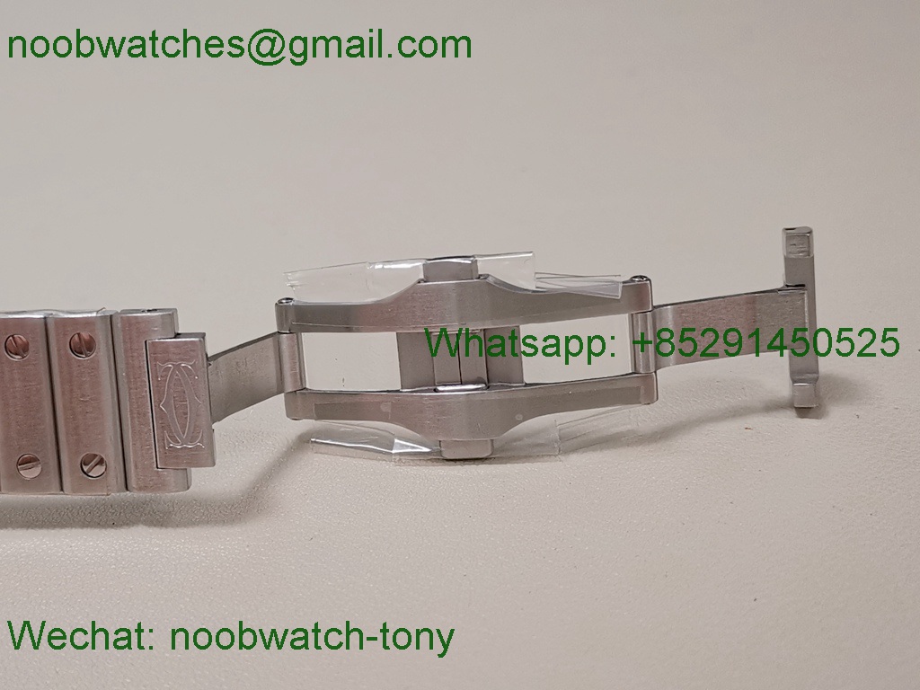 Replica Cartier Santos De Cartier Skeleton 40mm TWF Swiss Quartz